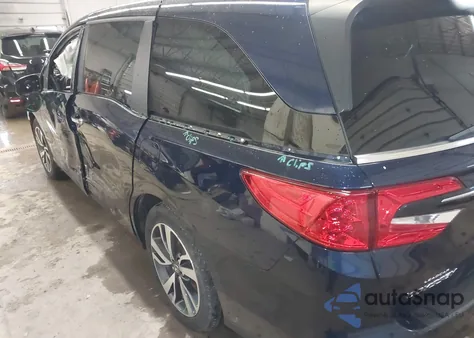 2021 Honda Odyssey Touring from USA, damaged, VIN 5FNRL6H8XMB002177